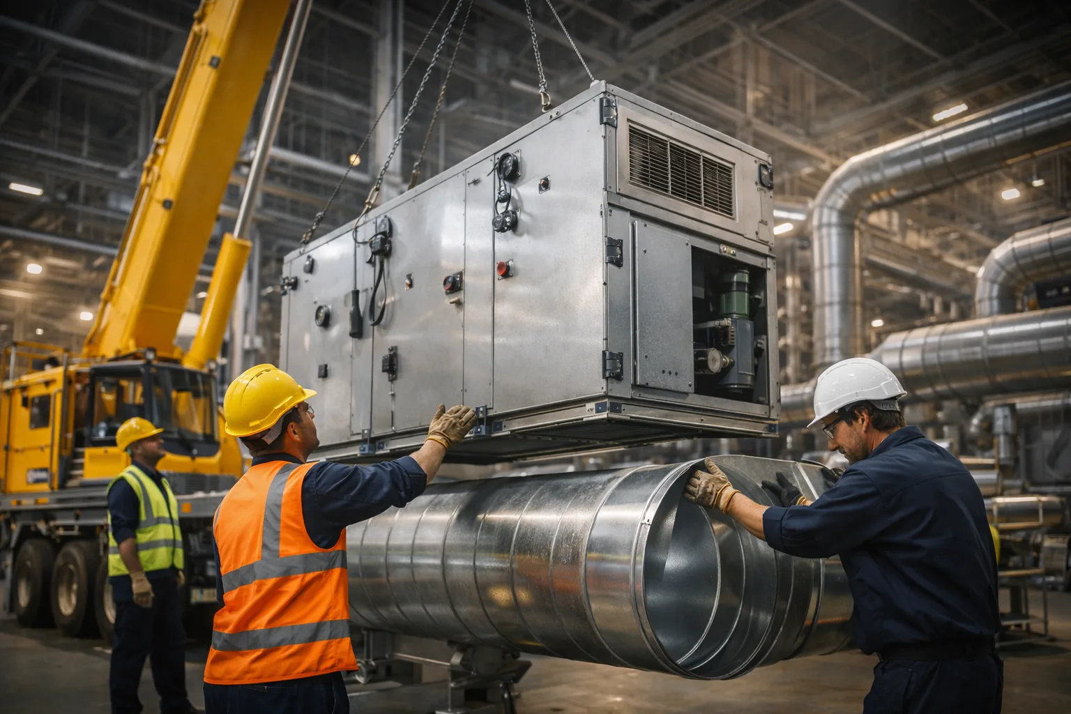 Suministro HVAC en plataforma marina