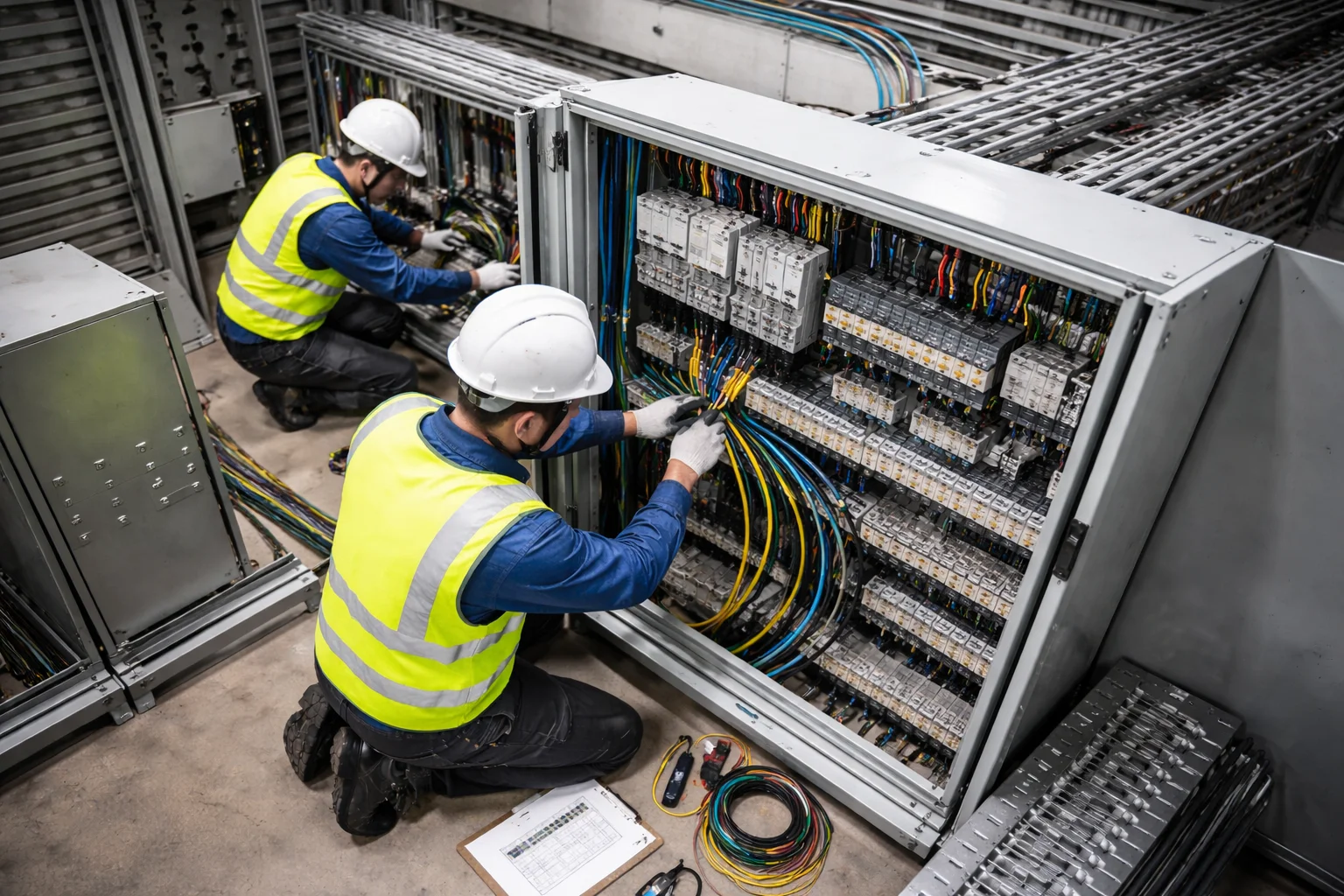 Montaje electromec&aacute;nico en campo